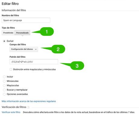 Como eliminar el SPAM de Trump en Analytics