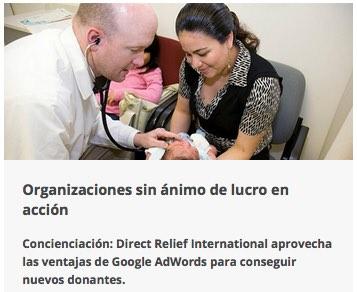Google Ad Grants para organizaciones no lucrativas