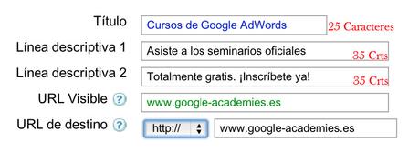 Redactar Anuncios de Google AdWords Eficaces