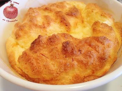 Soufflé de queso sin gluten