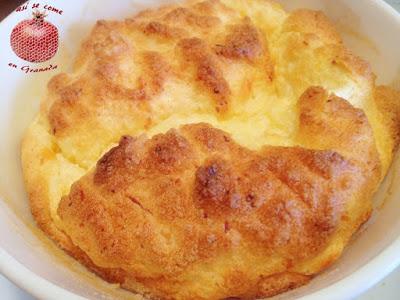 Soufflé de queso sin gluten