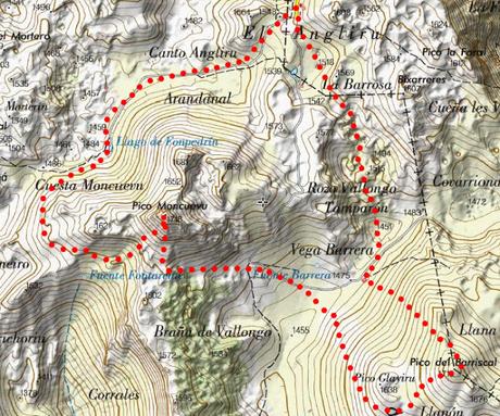 Moncuevo y Barriscal desde L'Angliru