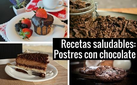 Postres saludables con chocolate