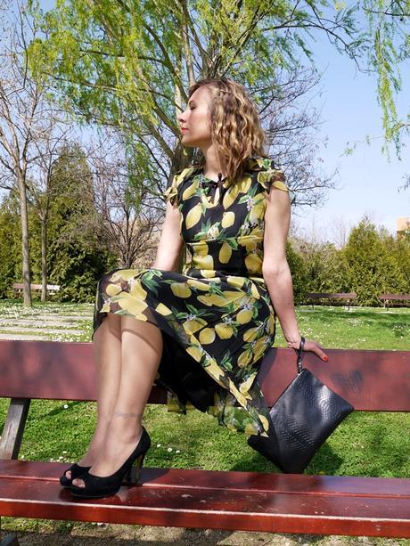 Lemon dress: vestido de fiesta Philippa & Co by Cocoa