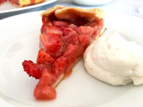 tarta masa quebrada tarta masa brisa tarta de frutas tarta de fresas recetas delikatissen postres rápidos postres fáciles postres delikatissen Galette de fresas 