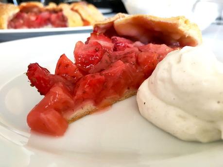 tarta masa quebrada tarta masa brisa tarta de frutas tarta de fresas recetas delikatissen postres rápidos postres fáciles postres delikatissen Galette de fresas 