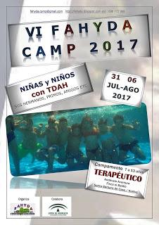 ¡VUELVE FAHYDA CAMP 2017! 31 julio al 06 de agosto