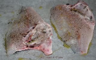 Dorada con corteza de patata