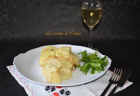 Dorada con corteza de patata