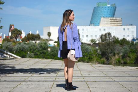 Outfit | Bell sleeve blouse