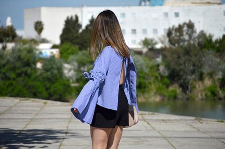 Outfit | Bell sleeve blouse