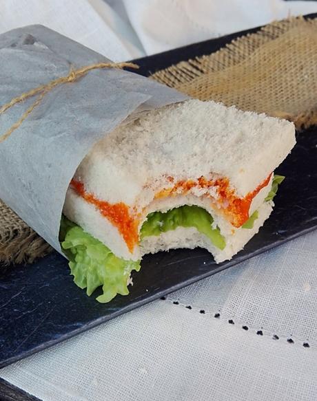 Sandwich con salsa picante ¡Repetirás!