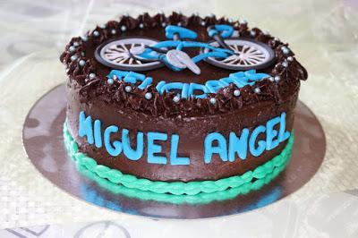 Tarta Bicicleta Sin Lactosa