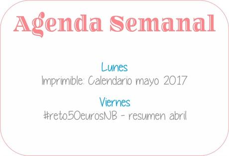 Agenda Semanal 24/04 - 30/04