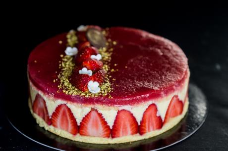 FRAISIER TARTA DE FRESA CLÁSICA FRANCESA APTA PARA CELIACOS