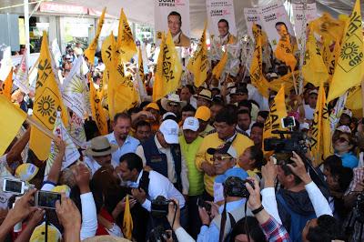 MITIN EN TEXCOCO EN APOYO A JUAN ZEPEDA CANDIDATO A GOBERNADOR DEL ESTADO DE MÉXICO