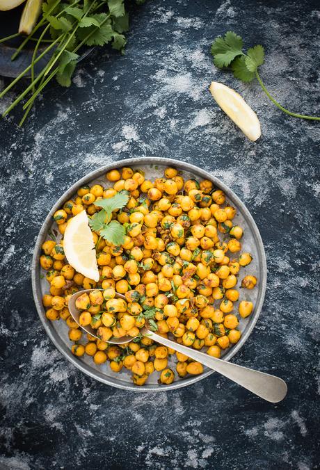 Garbanzos con toque oriental