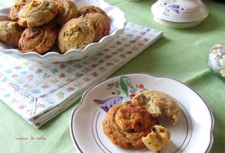Galletas de kiwi veganas, sin gluten, sin lactosa y con y sin  azúcar