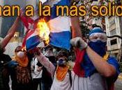 significado bandera quemada oposición Venezuela