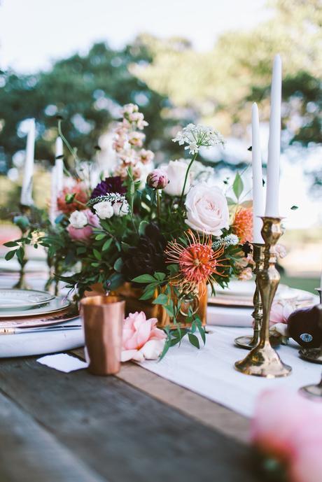 20 Ideas para decorar la mesa de tu boda con estilo rústico