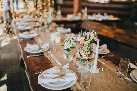 20 Ideas para decorar la mesa de tu boda con estilo rústico