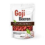 Bayas de Goji 500 g - NATURACEREAL | Apto para veganos | Contenido importante de proteínas, fibra y carbohidratos |