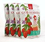 Zen Valley Gran Bayas de Goji tibetano 1KG , paquetes 250gx4 , libre de conservantes y sulfito
