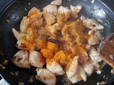 POLLO AL CURRY EN 15 MINUTOS