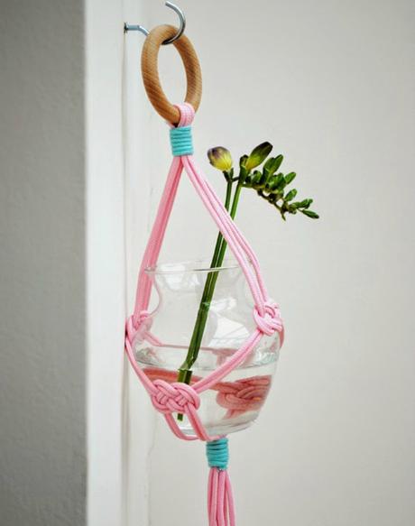 4 tutoriales para decorar con macramé