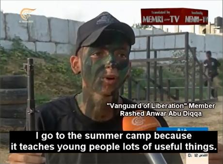 Los campamentos de Hamás, o cómo abusar de los menores.