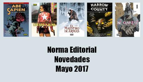 Norma Editorial / Novedades Mayo 2017