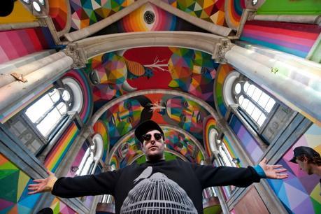 Una iglesia abandonada convertida en un impresionante skate park gracias al street art