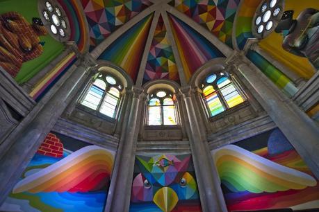 Una iglesia abandonada convertida en un impresionante skate park gracias al street art