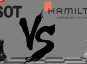 Batalla marcas Relojes Tissot Hamilton