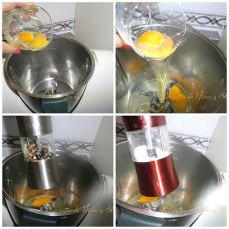 Flan de calabacin a la hierbabuena