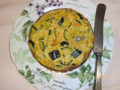 Flan de calabacin a la hierbabuena