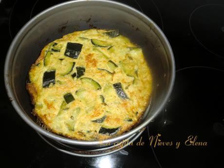 Flan de calabacin a la hierbabuena