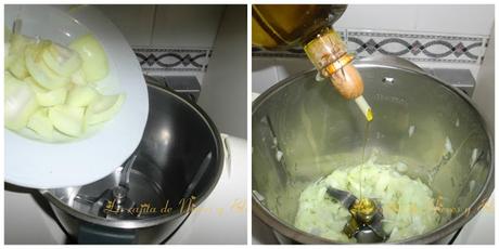 Flan de calabacin a la hierbabuena