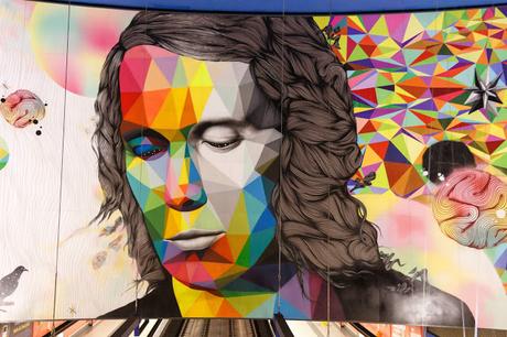 Arte Urbano. El impresionante mural geometrizado de Paco de Lucía en el metro de Madrid