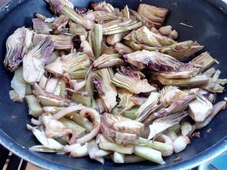 Alcachofas con sepia – Carciofi e seppie sepiasalcachofas2