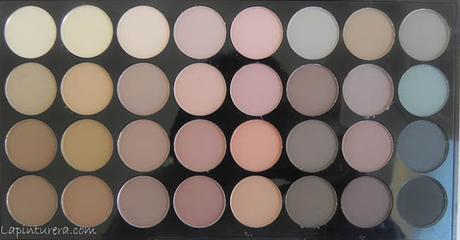 Paleta Flawless matte de Make Up Revolution: Reseña y swatches