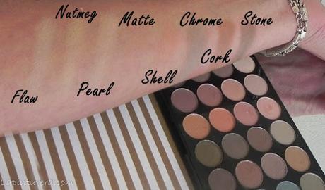 Paleta Flawless matte de Make Up Revolution: Reseña y swatches