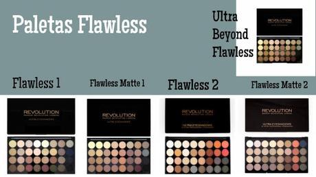 Paleta Flawless matte de Make Up Revolution: Reseña y swatches