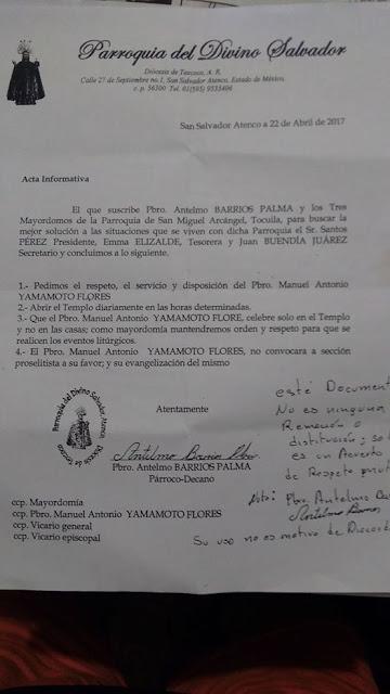 ENTRE LOS MAYORDOMOS DE SAN MIGUEL TOCUILA SE COLÓ EL CUÑADO DEL TERCER DELEGADO Y COMENZÓ EL DISTURBIO