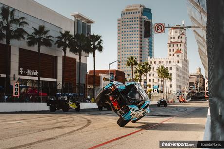 Stadium SUPER Trucks en Long Beach. ¿Alguien ha dicho que no puedan volar?