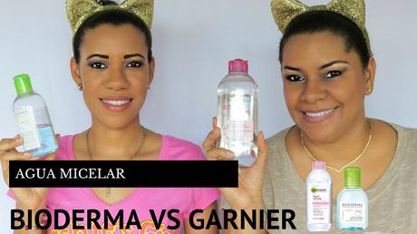Comparación Agua Micelar de Garnier VS Bioderma