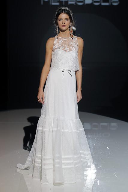 Metrópolis es la colección de novias 2018 de Jesús Peiró pensada para la mujer urbana y que quiere estar a la última