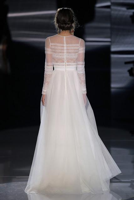 Metrópolis es la colección de novias 2018 de Jesús Peiró pensada para la mujer urbana y que quiere estar a la última