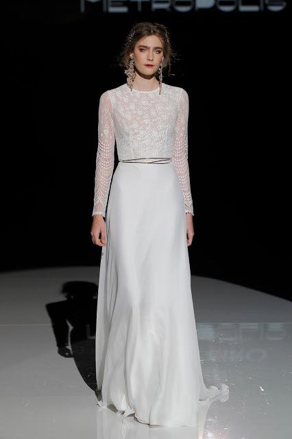 Metrópolis es la colección de novias 2018 de Jesús Peiró pensada para la mujer urbana y que quiere estar a la última