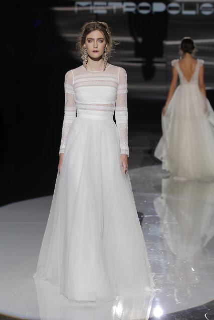 Metrópolis es la colección de novias 2018 de Jesús Peiró pensada para la mujer urbana y que quiere estar a la última